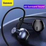 Baseus H19 Wired Earphones 6D Stereo Bass Headphones-2