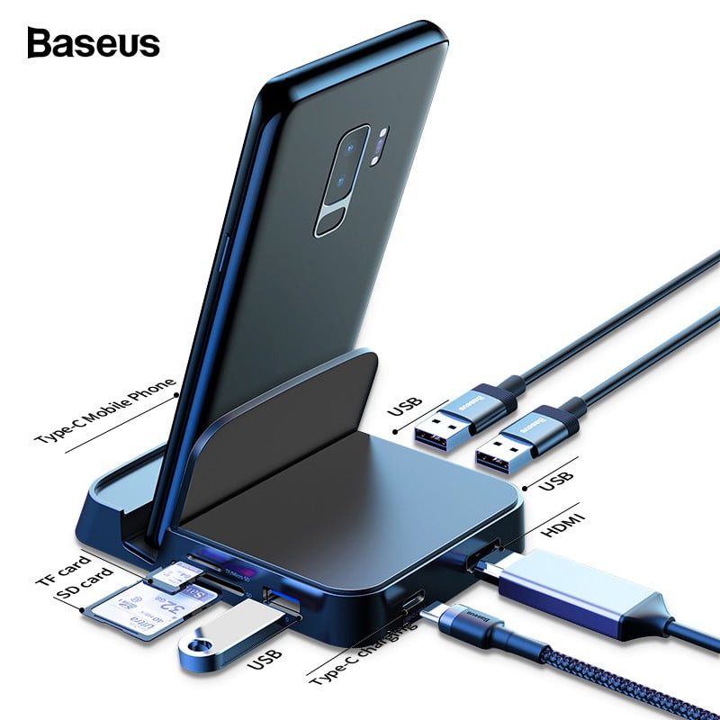 Baseus Mate Docking Pro Hub Station for Type C Phones – 100W