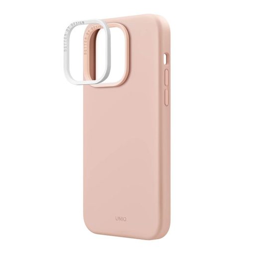UNIQ Lino Phone Case for iPhone 14 Pro Max-Pink-2