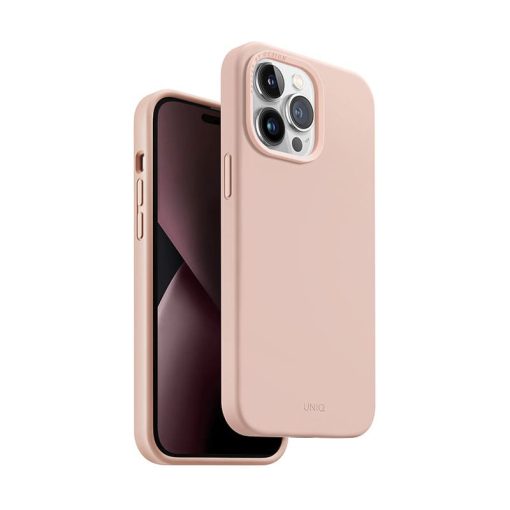 UNIQ Lino Phone Case for iPhone 14 Pro Max-Pink