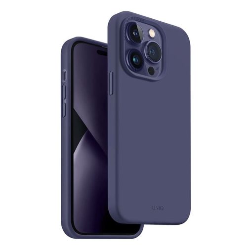 UNIQ Lino Phone Case for iPhone 14 Pro-Purple