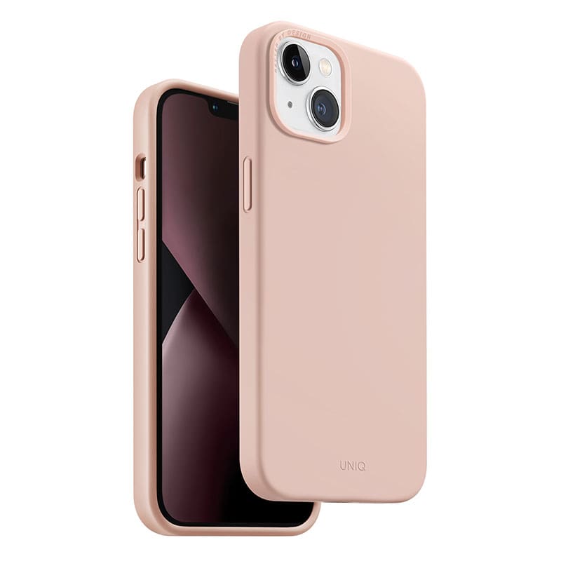 UNIQ Lino phone case iPhone 14 Plus-Pink-1