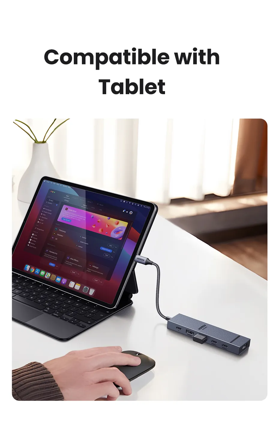 GREEN 6-in-1 USB C HUB with Hdmi-1