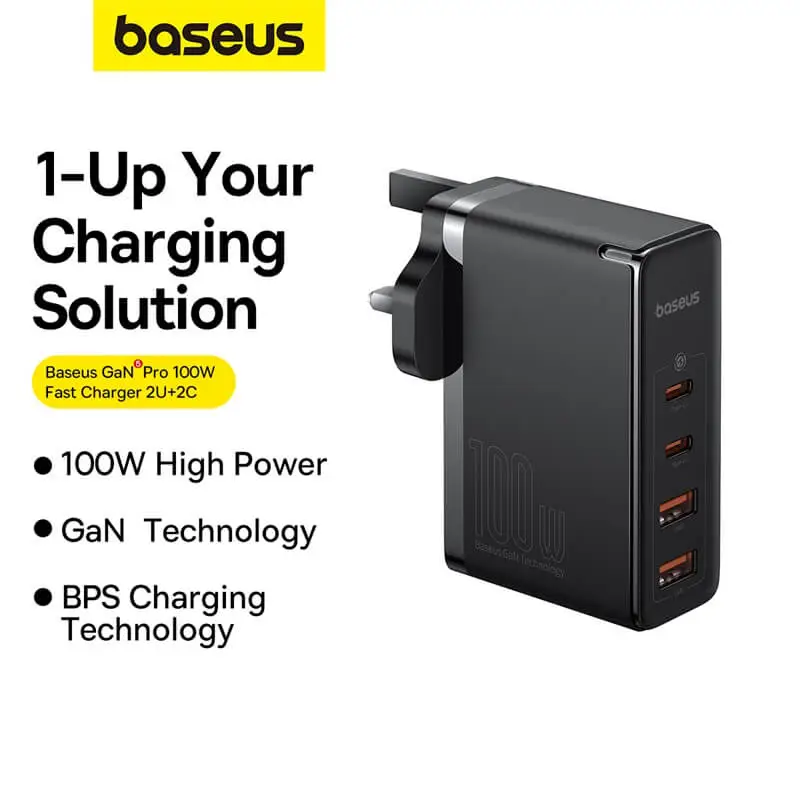 Baseus GaN5 Pro Fast Charger C+U 100W