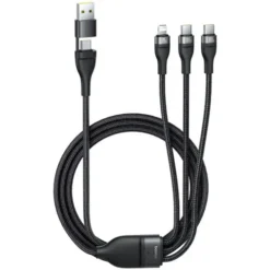 Baseus Flash Series 3 Two-For-Three Fast Charging Cable U+C To C+C+L 100W