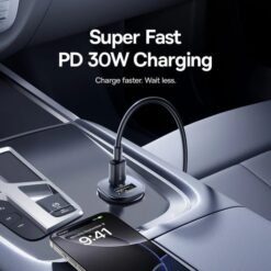 Alternative view of Baseus GoTrip DP1 Car Charger 30W