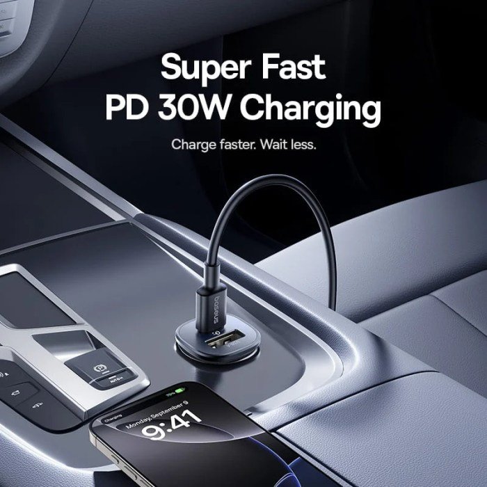 Baseus GoTrip DP1 Car Charger 30W - Image 2